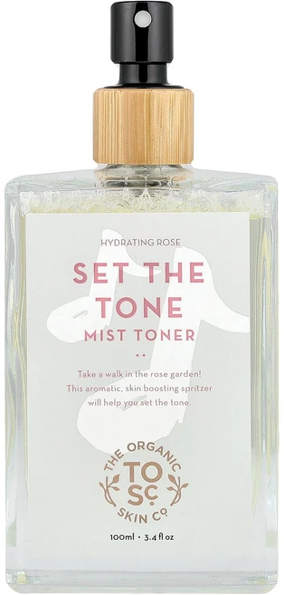 The Organic Skin Co. Set Tone 미스트 토너 모든 피부용 하이드레이팅 로즈 100ml(3.4fl oz) Co. (더 오가닉 스킨 코.) - 쿠팡