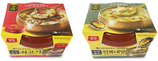양반 쇠고기 죽 전복 내장 죽 287g 격이 다른 맛과 풍미 수라 완도 한우 표고 육즙, 1개