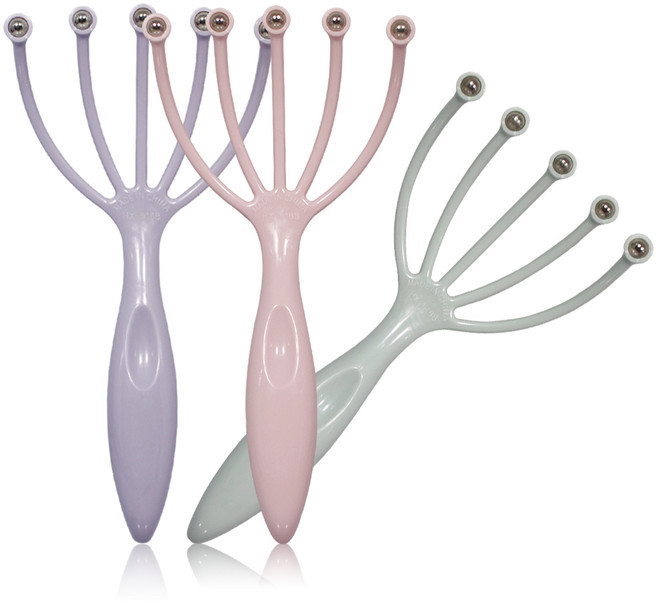 두피 구슬 마사지기 안마기 머리지압 헤드마사지기, 하늘, 1개