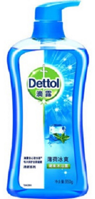 Dettol 滴露 薄荷冰爽沐浴露, 950g, 1個