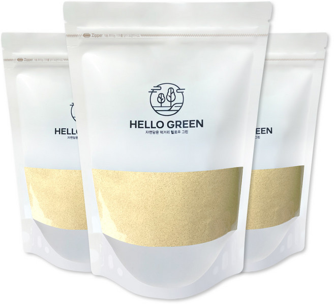 헬로우그린 국산 명품 생강 분말 가루 총1.5kg 생강 100% 봉동생강, 500g, 3개
