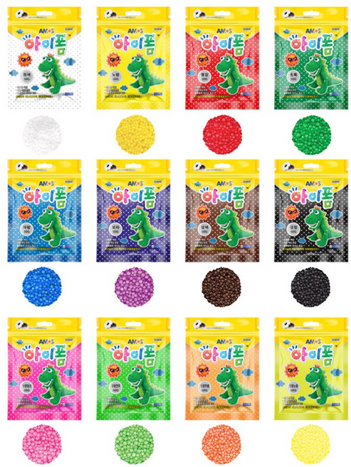 아모스 아이폼 파우치 50g(낱색 택1), 03.빨강, 1개