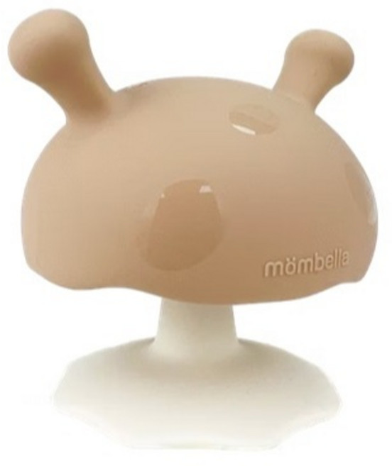 mombella 啾比小蘑菇固齒器, 焦糖奶茶, 1個