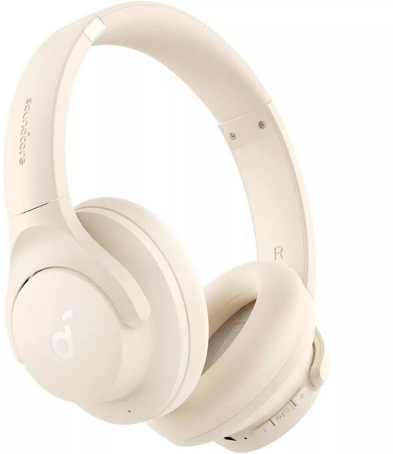 soundcore Q20i 降噪耳罩式耳機 Hi-Res認證 舒適配戴 60小時續航 雙設備連接 白色, （台灣現貨寄出）)全新ANKERSoundCoreQ20i耳罩式降噪Hi-Res藍牙耳機