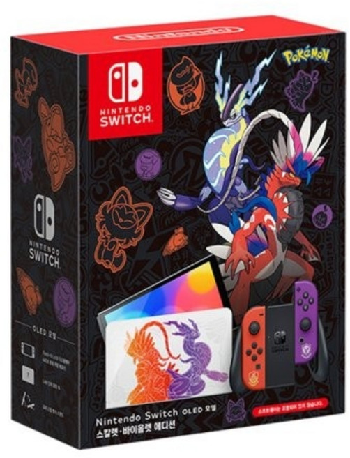 닌텐도 SWITCH OLED 본체 포켓몬스터 스칼렛 · 바이올렛 에디션