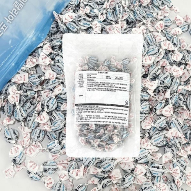 코스트코 몽스 아이스버그 1g x 150입(소분) 학교 학원 회사 간식 목캔디 사탕