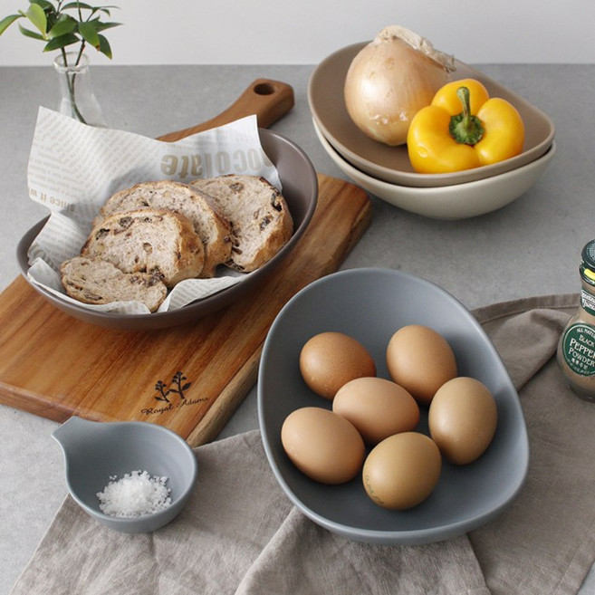 에크렌(Ecrins) 타원볼 중 - 4color, 카키브라운, 옵션선택, 1개