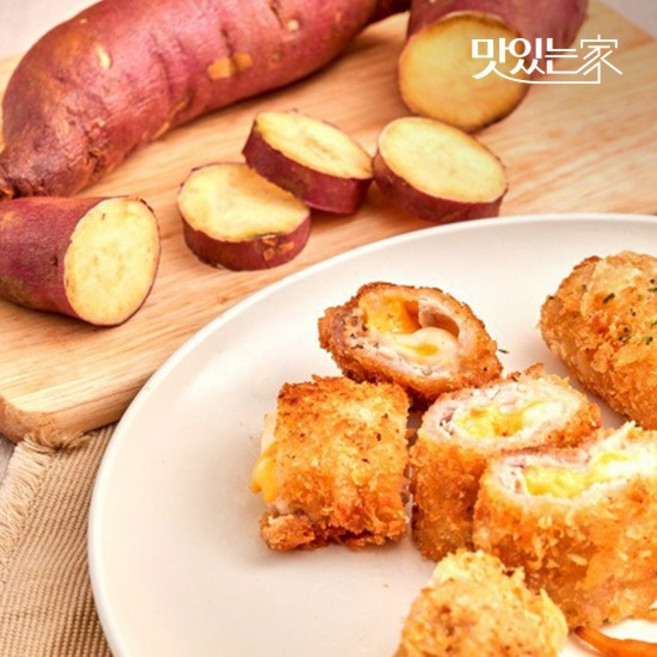 금왕 트리플치즈 고구마롤까스 5봉(1봉 롤까스100gx2개입+소스100gx1개입), 트리플치즈고구마롤까스5봉, 100g