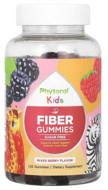 Phytoral 어린이용 Fiber 구미젤리 믹스 베리 구미젤리 120개 NCA-38685, Phytoral, 어린이용, Fiber 구미젤리, 믹스, 1개 - 쿠팡