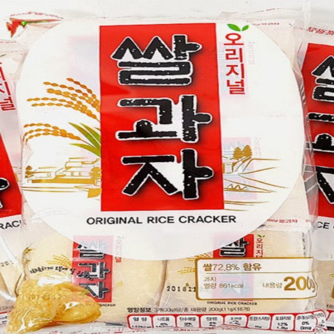 오븐에구운/ 오리지널쌀과자 200g 16봉, 14개