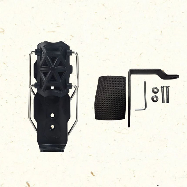 아이티모터스 오토바이 컵홀더 자전거 물병거치대 범용 컵홀더, 미러형, 블랙