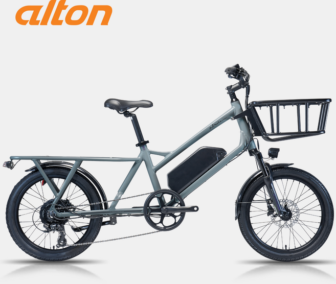 2025 알톤 전기자전거 알마타 C20 48V 500W 20Ah 삼성셀 시마노 8단 유압디스크, 매트블루그레이, 알루미늄