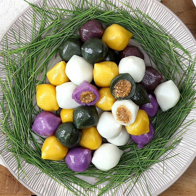 오색송편 혼합 550gx1, 1개, 550g