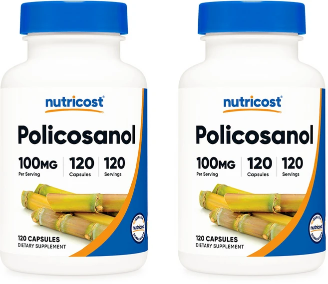 뉴트리코스트 폴리코사놀 100mg 캡슐, 120정, 2개 - 쿠팡