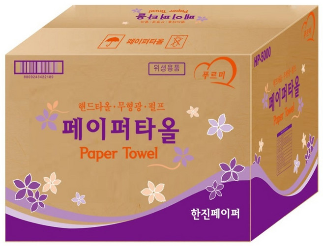 푸르미 페이퍼타올, 5000매, 1박스