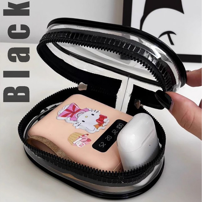 이츠오 미니 투명 파우치 키링