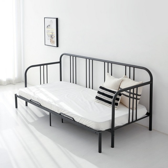 마켓비 MOLDE 데이베드 확장형 침대 80200 KS1016BD 당일발송 19649, 기본, 에그화이트, 에그화이트