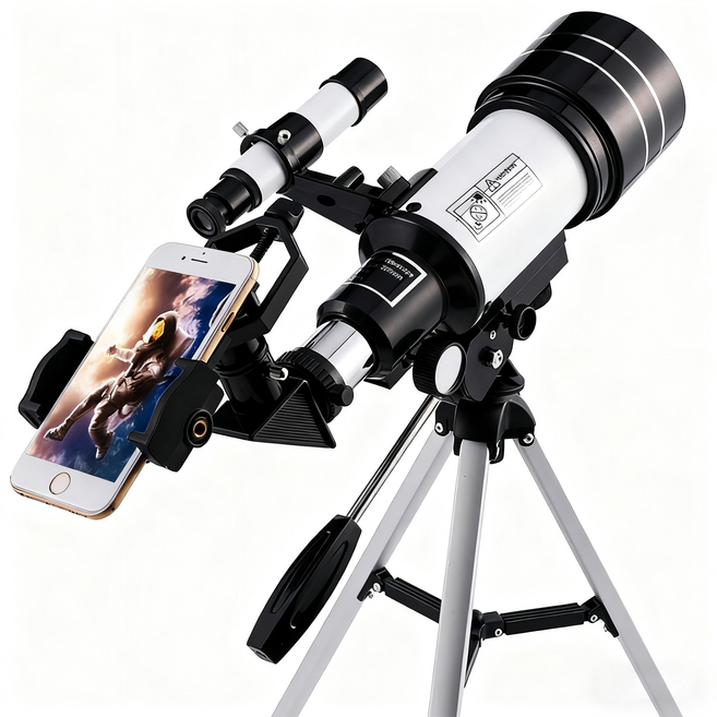 천체 망원경 고배율 입문용 고성능 망원경 별 달 토성 목성 관측, 70mm