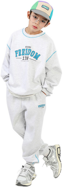 더베이지 봄 주니어 남아 상하 세트 애티듀드 상하 SET B4312 아동 초등학생 상하복