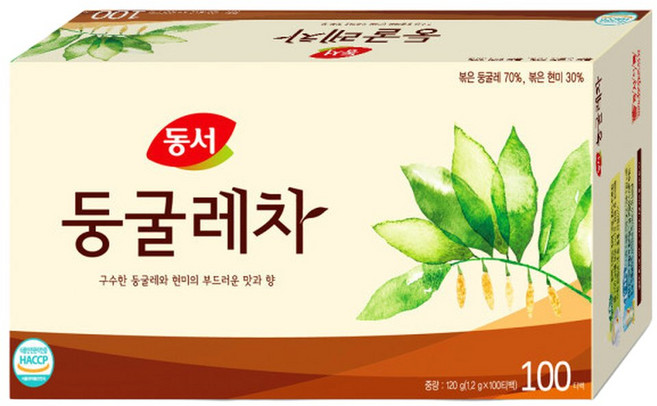 동서 둥굴레차 100T 티백차, 100개입, 1.2g