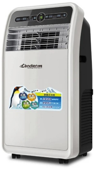 聯電 移動式冷氣 10000BTU 6-8坪 冷專型 上下擺風 除濕機 110V, 1個