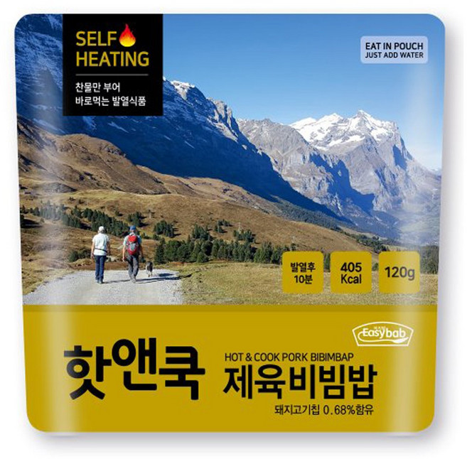 이지밥 핫앤쿡 제육비빔밥, 120g, 1개