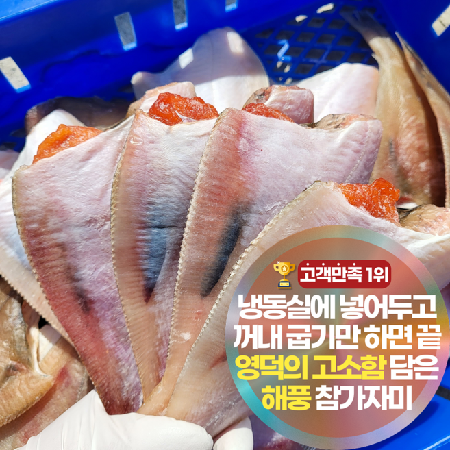 삼시세끼연구소 영덕의고소함 참가자미 반건조 가자미 손질 국내산 특품, 1박스, 특대 1kg(4미)