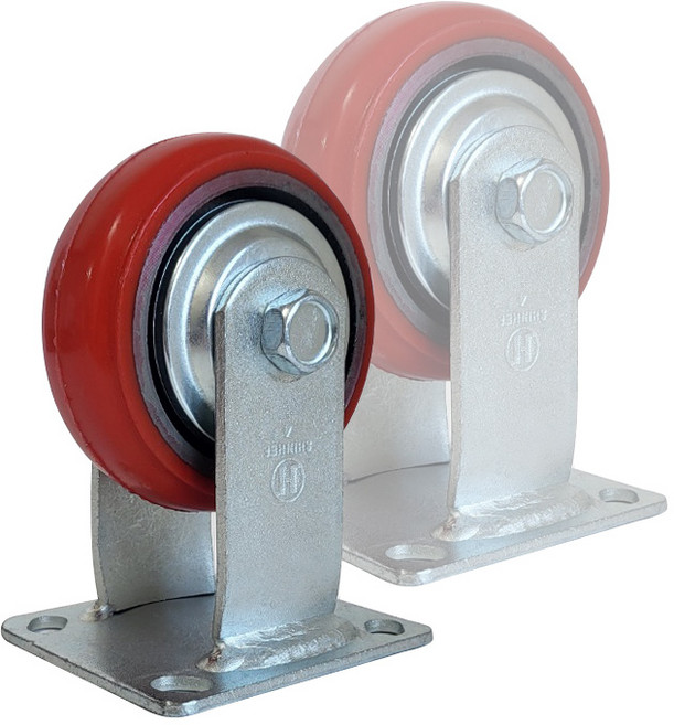 101mm 고정형 43시리즈 중량용 바퀴 핸드카트 구루마 산업용 1개