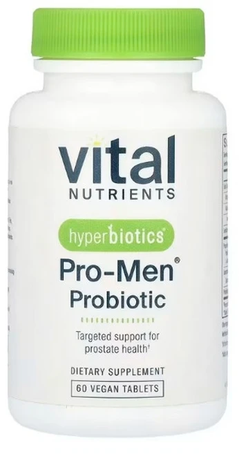 바이탈 뉴트리언츠 Hyperbiotics Pro-Men 프로바이오틱 비건 정제 60정, 1개 - 쿠팡