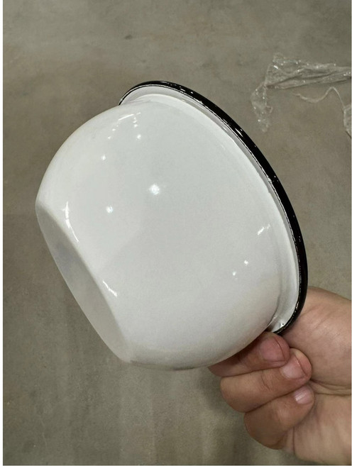 팔콘 에나멜 법랑 라이스 접시 6세트 파스타 Falcon 화이트 22cm, 6 볼16X7cm