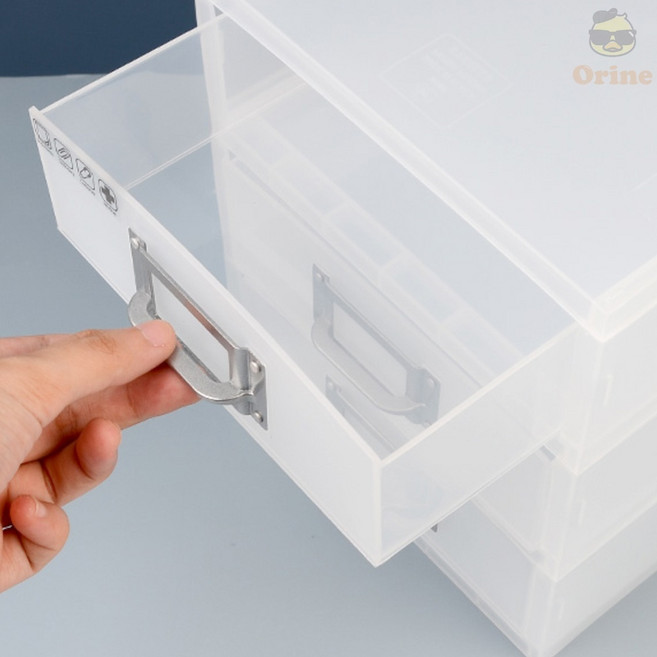 오리네 시스맥스 아이박스 중형 2단 책상정리용품