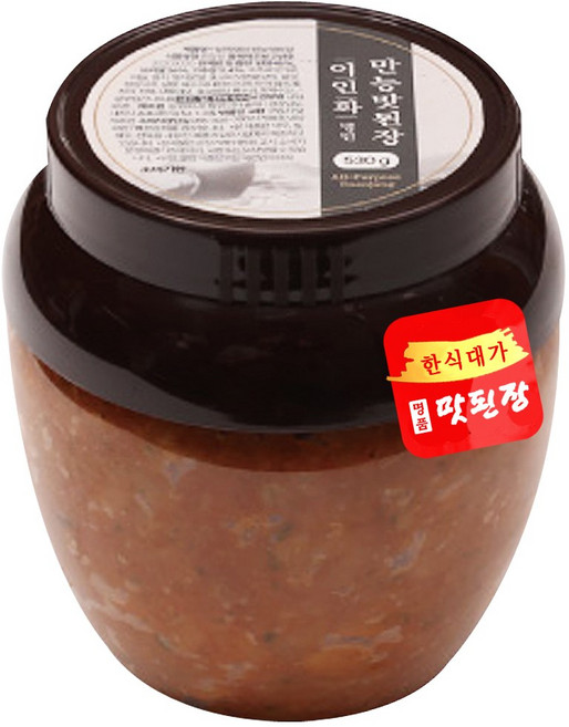 [2026 NEW 전통 장류] 제조사 직접출고 이인화 명품 맛된장 재래식 된장 만능 맛된장 쌈장, 1개