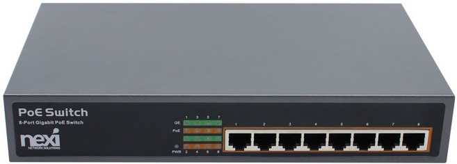 POE+기가스위치허브 8포트 150W CCTV전원 분배기 NAS PTZ IP카메라 랜케이블 VOIP폰 인터넷 통신공사설치