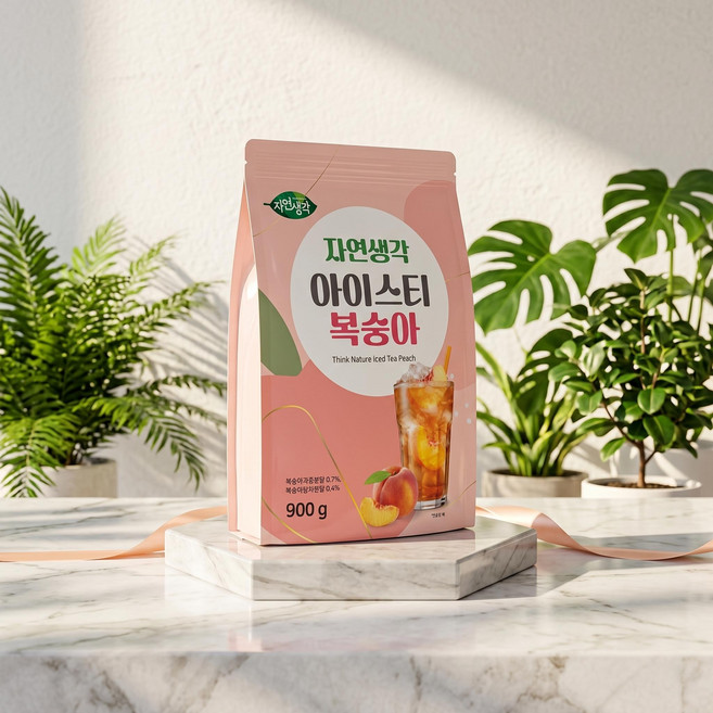 희창 아이스티 복숭아 900g 자연생각 에이드 홍차 자판기