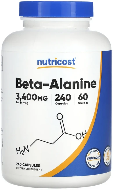 행복하세요 Nutricost 베타-알라닌 캡슐 240정(캡슐 1정당 850mg) 건강하시구요, 1개, 240정 - 쿠팡