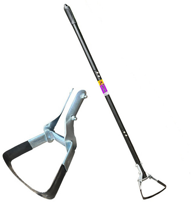 초주금 잡초제거기 서서잡초제거 호미 낫 제초기 농기구 민들레 뽑기 김매기 풀 싹쓰리 풀낫, 1개