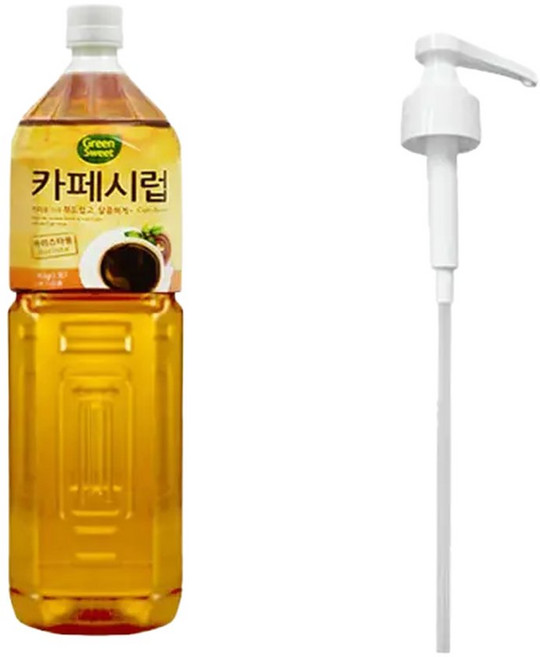 대상 카페시럽 1.5L + DY시럽펌프, 1세트