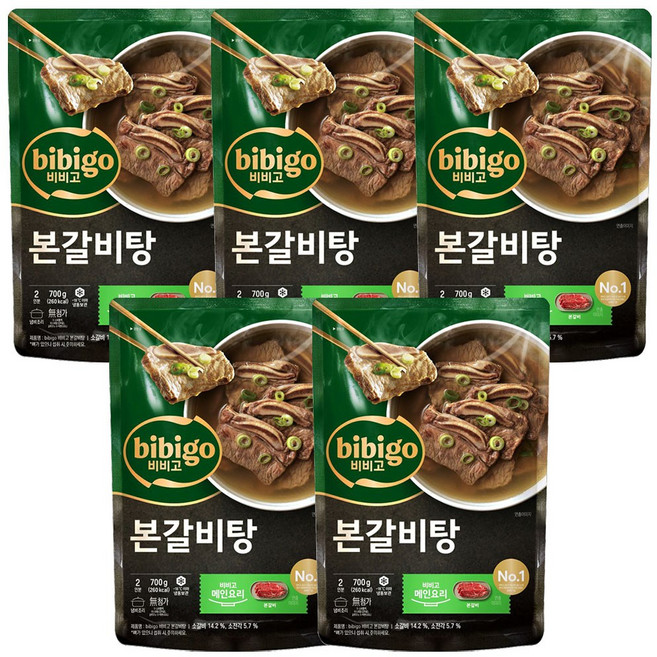 비비고 본갈비탕 700g, 5개