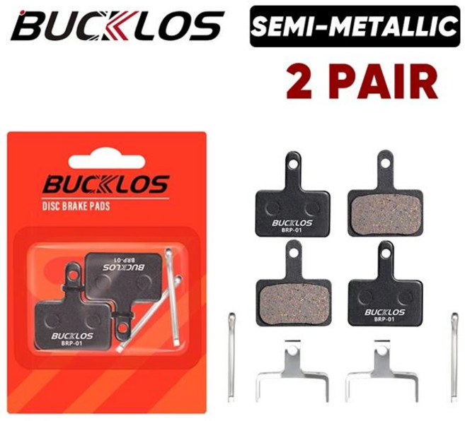 자전거브레이크패드 BUCKLOS 자전거 유압 디스크 브레이크 패드 SHIMANO B01S MT200 SRAM AVID HAYES Magura 용 반금속 세라믹 M