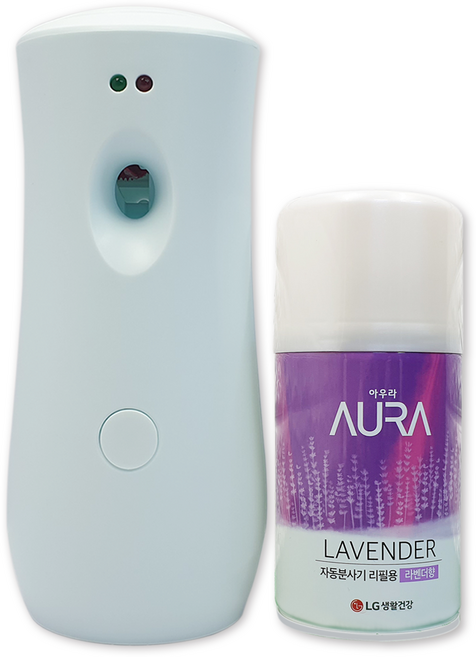 블라썸 자동분사기 본체1개 + 아우라 자동분사 리필 라벤더 280ml 1캔, 1개