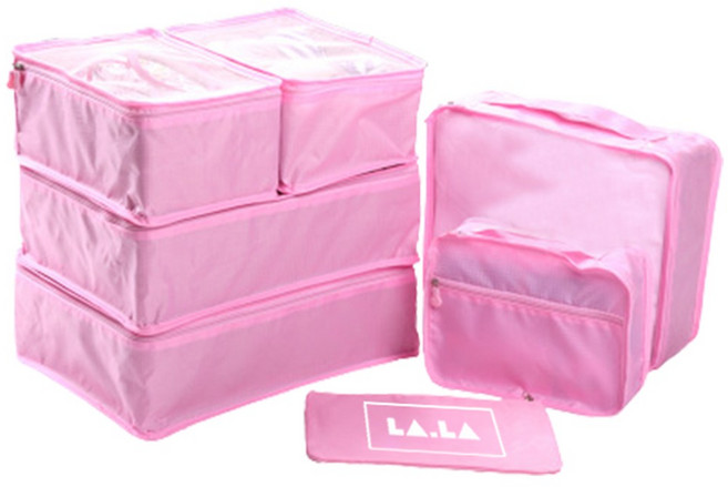 라라공방 여행용 캐리어 파우치 7종 세트