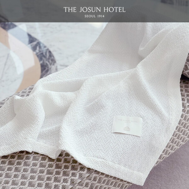 [조선호텔] 라운지 코튼 블랭킷 100x160, 상세 설명 참조