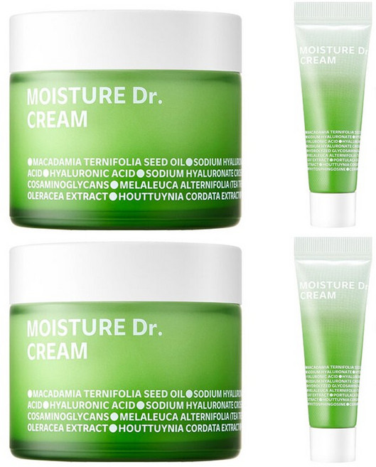 아이소이 장수진 수분크림 70ml+70ml+10ml+10ml 총160ml, 1개, 160ml