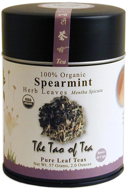 더 타오 오브 티 유기농 스피어민트 허브티 루즈 리프 틴 56 The Tao of Tea Organic Spearmint Herbal Tea Loose Leaf 2 O, 1, 57g, 1개 - 쿠팡