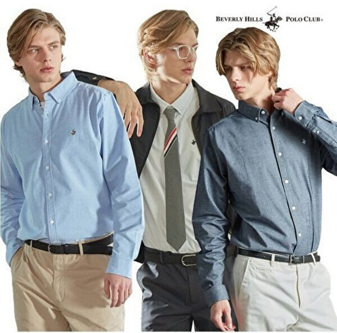 비버리힐즈폴로클럽 남성 옥스포드 셔츠 3종