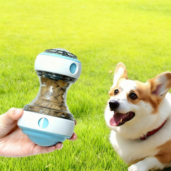 호밍사이 반려견 IQ 간식볼 노즈워크 장난감 후각 훈련 심심해소 천천히 먹이기, 1개, 블루