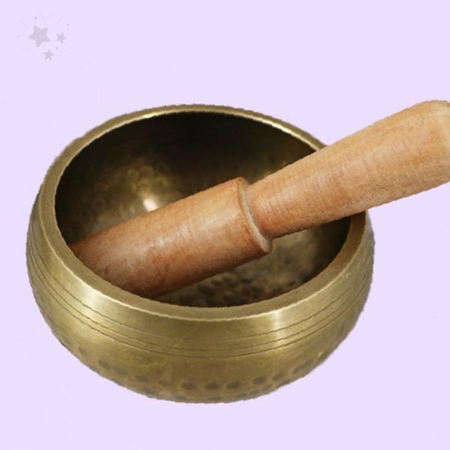 티벳 전통 명상 도구 싱잉볼 좌종 요가 수련 힐링 사운드 테라피 집중 이완 수행, 1개, 싱잉볼13cm