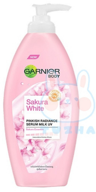 【GARNIER 卡尼爾】櫻花淨白保濕乳液【兔雜tuzha】, 1個, 400ml