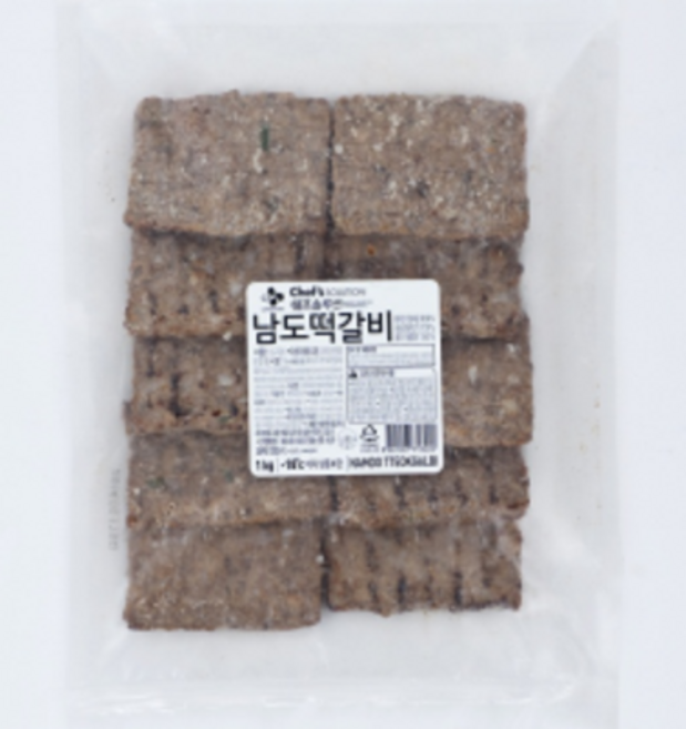 비비고 쉐프솔루션 남도떡갈비, 1.05kg, 1개