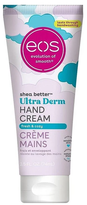 EOS Eos Shea Better 핸드 크림 - 프레시 & 포지 로션 건조한 피부용 수분 공급 시어 버터 피부 여행용 사이즈 70.9g(2.5온스) 135620 - 쿠팡